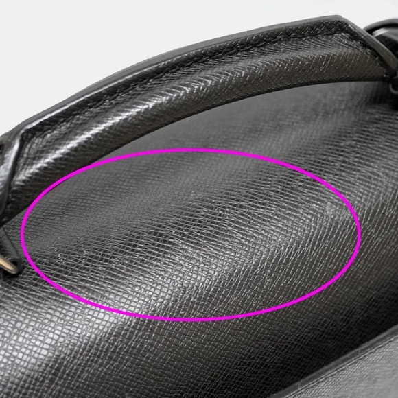 Louis Vuitton Associé Cartable 2 Bag Taiga Leather Noir Black - Picture 12 of 14